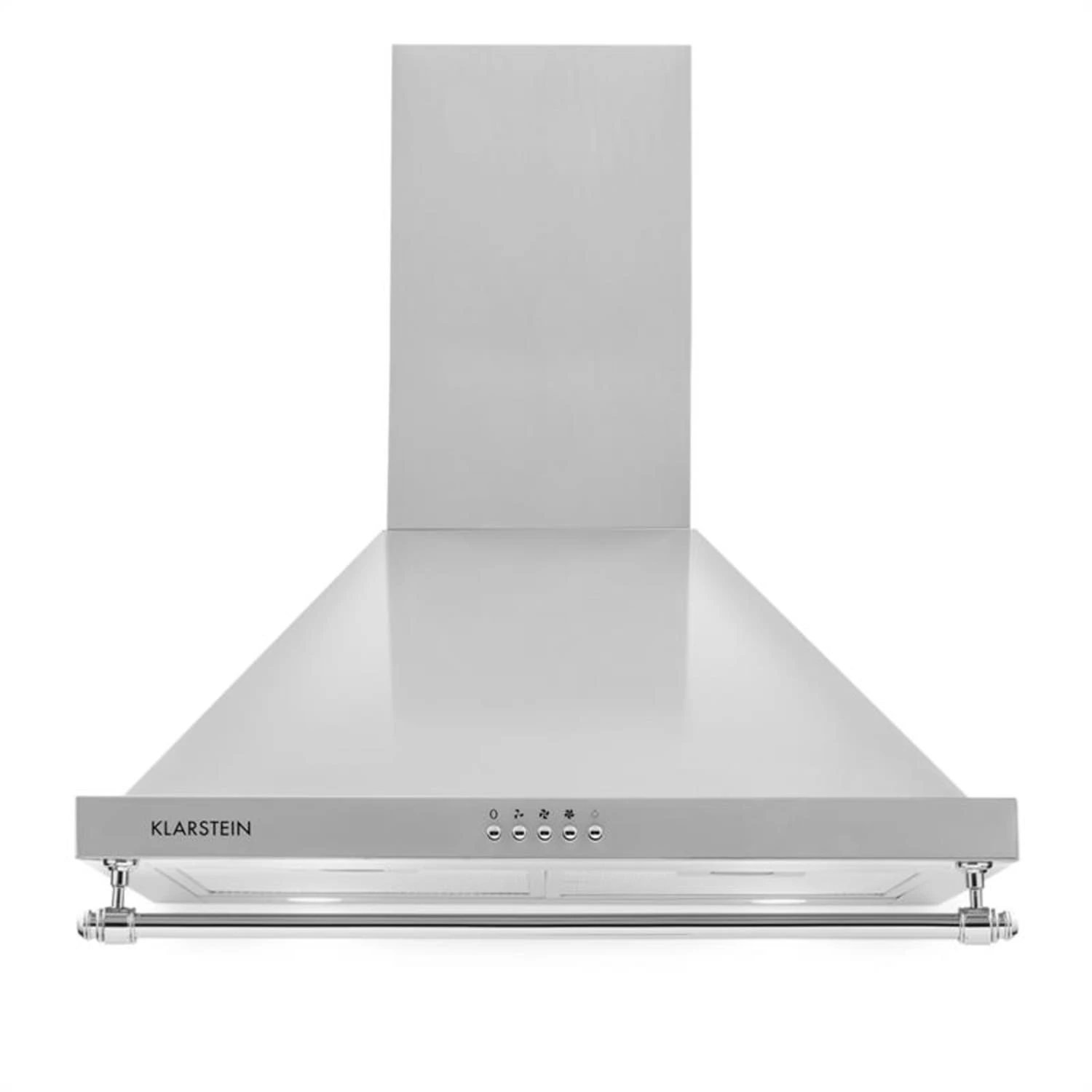 Montblanc 60 Dunstabzugshaube 610m³/h 165W 2x1,5W LED Reling Montblanc 60 Dunstabzugshaube 610m³/h 165W 2x1,5W LED Reling -Deutschland Klarstein Verkaufs-Shop 10031994 yy 0004 detail Klarstein Montblanc 60 Dunstabzugshaube silbergrau