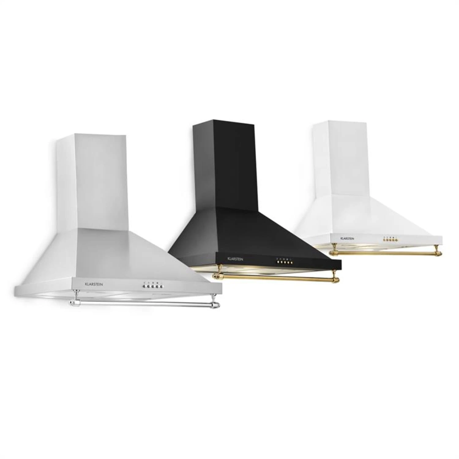 Montblanc 60 Dunstabzugshaube 610m³/h 165W 2x1,5W LED Reling Montblanc 60 Dunstabzugshaube 610m³/h 165W 2x1,5W LED Reling -Deutschland Klarstein Verkaufs-Shop 10031994 yy 0011 variant Klarstein Montblanc 60 Dunstabzugshaube silbergrau