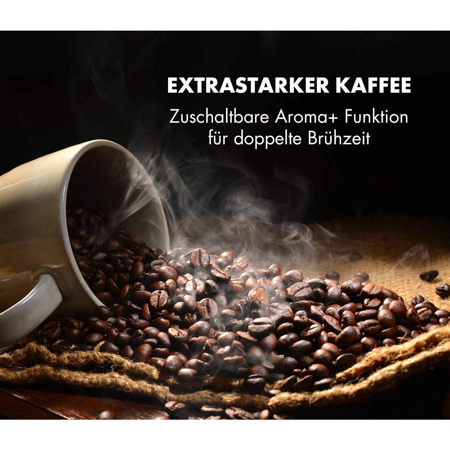 Aromatica X Kaffeemaschine Mahlwerk Glaskanne Aroma+ Edelstahl Aromatica X Kaffeemaschine Mahlwerk Glaskanne Aroma+ Edelstahl -Deutschland Klarstein Verkaufs-Shop 10032102 de 0004 logo