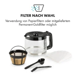 Aromatica X Kaffeemaschine Mahlwerk Glaskanne Aroma+ Edelstahl 7 Aromatica X Kaffeemaschine Mahlwerk Glaskanne Aroma+ Edelstahl -Deutschland Klarstein Verkaufs-Shop 10032102 de 0008 logo