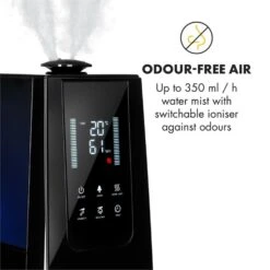 VapoAir Luftbefeuchter Ionisator 350ml/h 5,5l Tank Aroma Fernbedienung 2 VapoAir Luftbefeuchter Ionisator 350ml/h 5,5l Tank Aroma Fernbedienung -Deutschland Klarstein Verkaufs-Shop 10032103 yy 0004 logo Klarstein VapoAir Luftbefeuchter Ionisator reedit