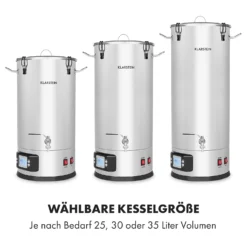 Maischfest Maischekessel 5 Teile 1500/3000W 25l LCD Touch 2 Maischfest Maischekessel 5 Teile 1500/3000W 25l LCD Touch -Deutschland Klarstein Verkaufs-Shop 10032121 de 0003 logo
