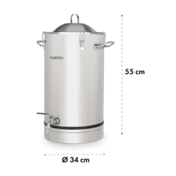 Maischfest Fermenter 25 Fermentierkessel 25 Ltr Gärröhrchen Edelstahl 5 Maischfest Fermenter 25 Fermentierkessel 25 Ltr Gärröhrchen Edelstahl -Deutschland Klarstein Verkaufs-Shop 10032122 yy 0006 logo Klarstein Maischfest Fermenter 25 Gaerkessel 25l