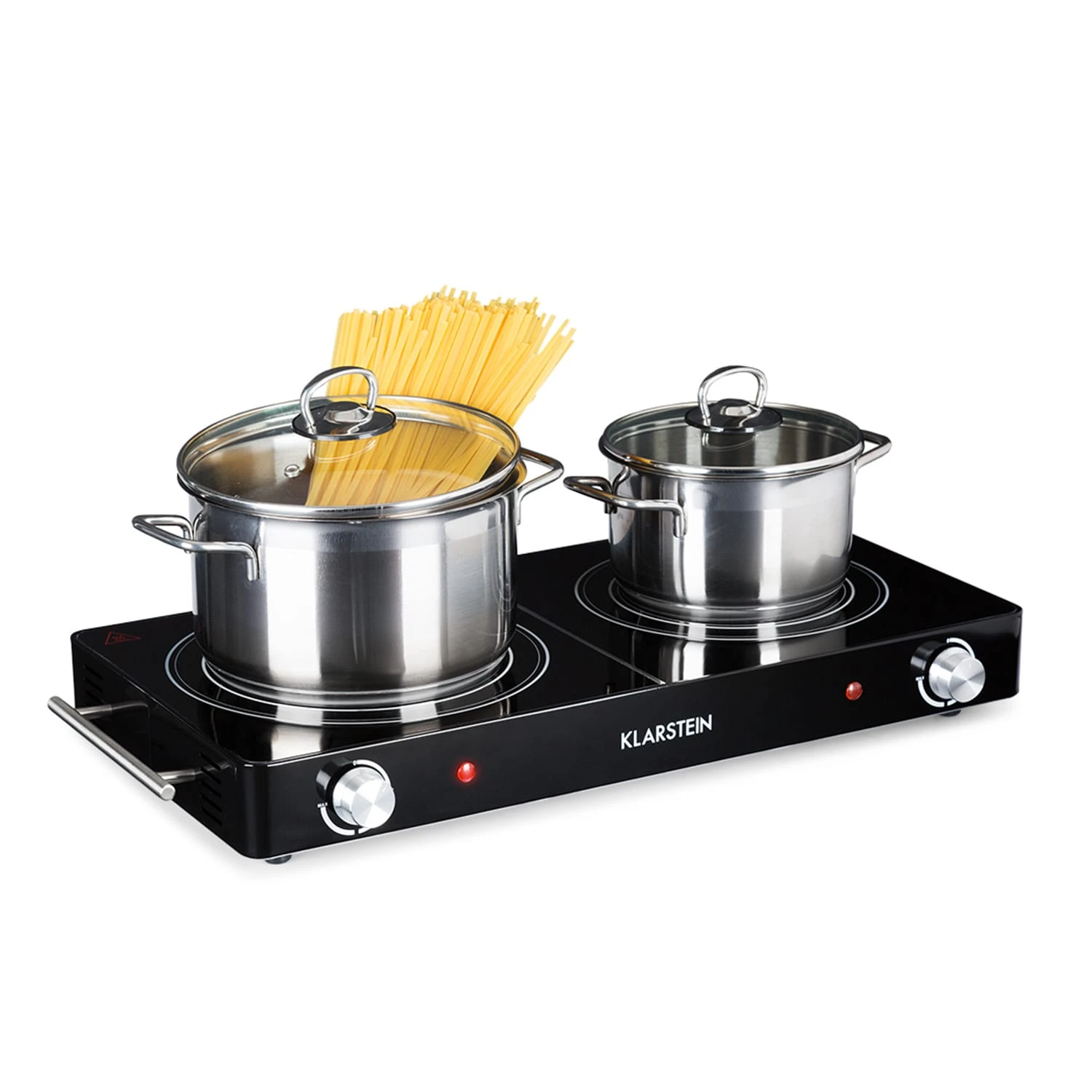 VariCook Duo Kochplatte 3000W Edelstahlgehäuse Tragegriffe VariCook Duo Kochplatte 3000W Edelstahlgehäuse Tragegriffe -Deutschland Klarstein Verkaufs-Shop 10032125 yy 0001 titel