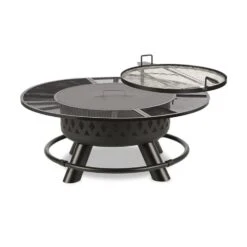 Rosario 3-in-1-Feuerschale Ø120cm | 70cm Grill | Tischplatte Stahl -Deutschland Klarstein Verkaufs-Shop 10032141 yy 0008 titel Blumfeldt Rosario 3in1 Feuerschale