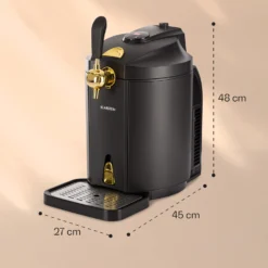 Skal Bierzapfanlage Bierkühler 5l Fässer CO2 Edelstahl Schwarz -Deutschland Klarstein Verkaufs-Shop 10032176 yy 0007 logo