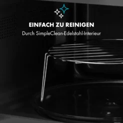 Fine Dinesty 2-in-1-Mikrowelle: 23l 800W / Grill: 1000W Blau -Deutschland Klarstein Verkaufs-Shop 10032201 de 0007 logo