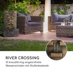 River Crossing Gartenbrunnen In/Outdoor 6W Pumpe 10m Kabel Verzinkt -Deutschland Klarstein Verkaufs-Shop 10032260 de 0007 logo