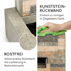 Watergate Gartenbrunnen In/Outdoor 15W Pumpe 10m Kabel Verzinkt 4 Watergate Gartenbrunnen In/Outdoor 15W Pumpe 10m Kabel Verzinkt -Deutschland Klarstein Verkaufs-Shop 10032262 de 0005 logo