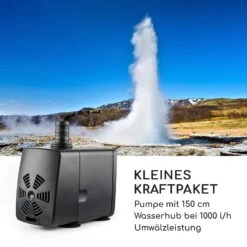 Watergate Gartenbrunnen In/Outdoor 15W Pumpe 10m Kabel Verzinkt 5 Watergate Gartenbrunnen In/Outdoor 15W Pumpe 10m Kabel Verzinkt -Deutschland Klarstein Verkaufs-Shop 10032262 de 0006 logo