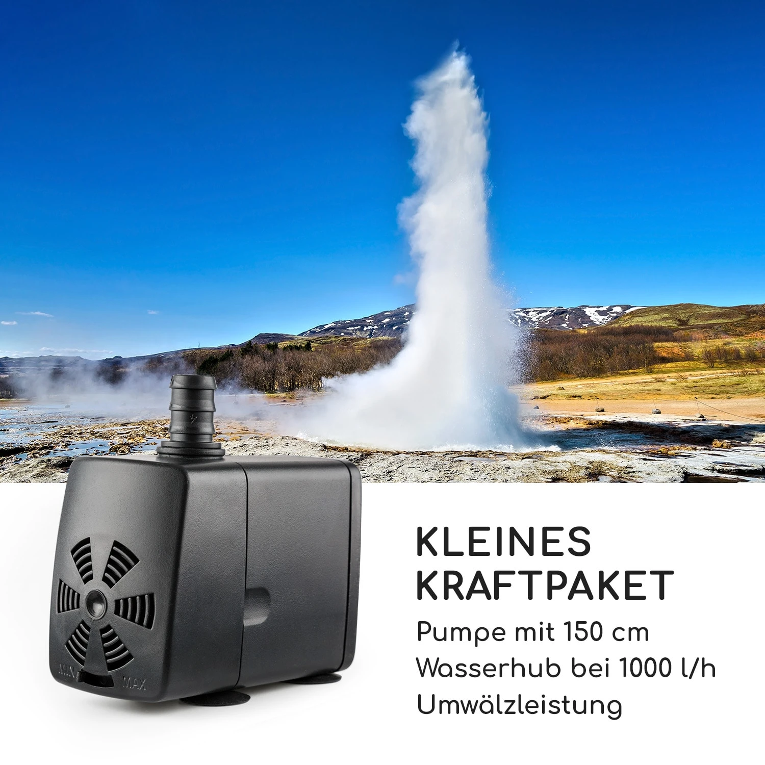 Watergate Gartenbrunnen In/Outdoor 15W Pumpe 10m Kabel verzinkt Watergate Gartenbrunnen In/Outdoor 15W Pumpe 10m Kabel Verzinkt -Deutschland Klarstein Verkaufs-Shop 10032262 de 0006 logo