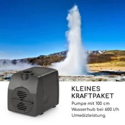 Imperia Gartenbrunnen In/Outdoor 10W Pumpe 10m Kabel Verzinkt -Deutschland Klarstein Verkaufs-Shop 10032263 de 0008 logo