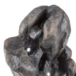 Felsquell Solar-Kaskadenbrunnen Akkubetrieb 2 KW Solarpanel 3 LEDs -Deutschland Klarstein Verkaufs-Shop 10032286 yy 0005 detail Blumfeldt Felsquell Solar Kaskadenbrunnen