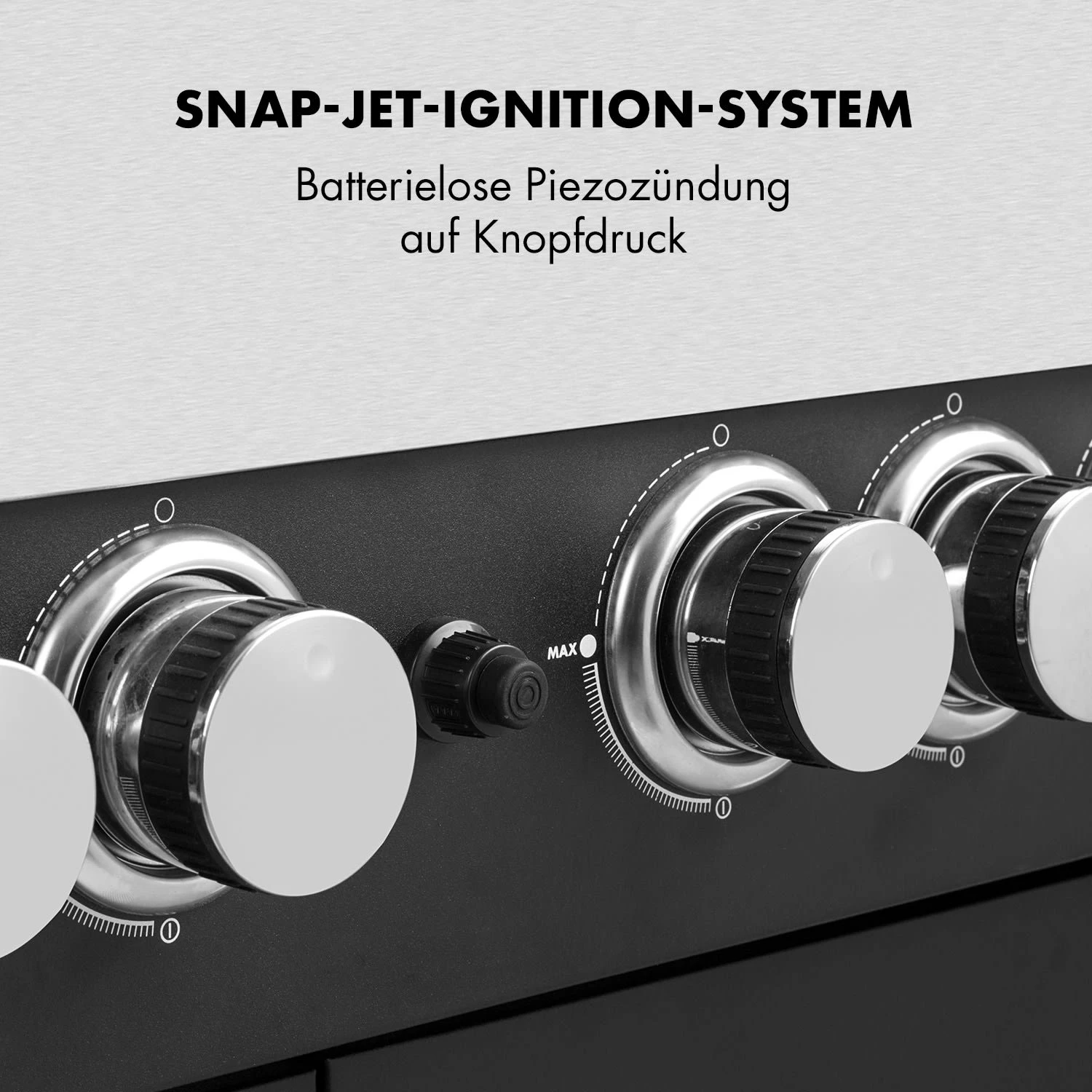 Tomahawk 4.2 SBG Gasgrill 6 Brenner 20,7 kW 64x42cm Grill Edelstahl Tomahawk 4.2 SBG Gasgrill 6 Brenner 20,7 KW 64x42cm Grill Edelstahl -Deutschland Klarstein Verkaufs-Shop 10032308 de 0004 logo