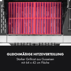 Tomahawk 4.2 SBG Gasgrill 6 Brenner 20,7 KW 64x42cm Grill Edelstahl 5 Tomahawk 4.2 SBG Gasgrill 6 Brenner 20,7 KW 64x42cm Grill Edelstahl -Deutschland Klarstein Verkaufs-Shop 10032308 de 0007 logo