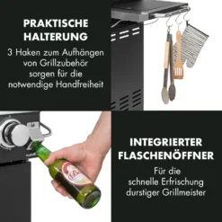 Tomahawk 4.2 SBG Gasgrill 6 Brenner 20,7 KW 64x42cm Grill Edelstahl 8 Tomahawk 4.2 SBG Gasgrill 6 Brenner 20,7 KW 64x42cm Grill Edelstahl -Deutschland Klarstein Verkaufs-Shop 10032308 de 0010 logo