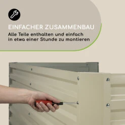 High Grow Straight Hochbeet 180x60x90cm 970l Stahl Verzinkt Silber -Deutschland Klarstein Verkaufs-Shop 10032316 de 0004 logo