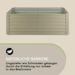 High Grow Straight Hochbeet 180x60x90cm 970l Stahl Verzinkt Silber -Deutschland Klarstein Verkaufs-Shop 10032316 de 0005 logo