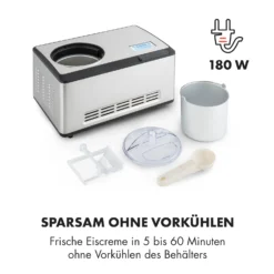 Dolce Bacio Eiscremebereiter Kompressor 2l LCD-Display Touch Edelstahl -Deutschland Klarstein Verkaufs-Shop 10032322 de 0005 logo