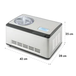 Dolce Bacio Eiscremebereiter Kompressor 2l LCD-Display Touch Edelstahl -Deutschland Klarstein Verkaufs-Shop 10032322 yy 0010 logo Klarstein Dolce Bacio Eiscremebereiter Edelstahl