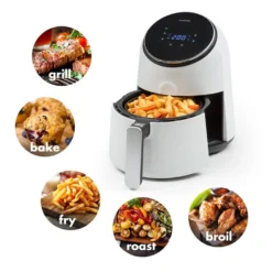 AirVital Heißluftfritteuse 1300W 2,5l CeraPlus-Antihaft Touch Weiß -Deutschland Klarstein Verkaufs-Shop 10032331 yy 0003 logo Klarstein AirVital Heissluftfritteuse 1300W weiss