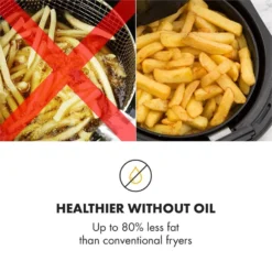 AirVital Heißluftfritteuse 1300W 2,5l CeraPlus-Antihaft Touch Weiß -Deutschland Klarstein Verkaufs-Shop 10032331 yy 0007 logo Klarstein AirVital Heissluftfritteuse 1300W weiss reedit