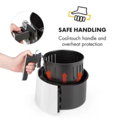 AirVital Heißluftfritteuse 1300W 2,5l CeraPlus-Antihaft Touch Weiß -Deutschland Klarstein Verkaufs-Shop 10032331 yy 0008 logo Klarstein AirVital Heissluftfritteuse 1300W weiss