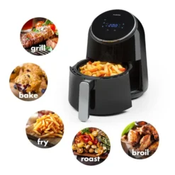 AirVital Heißluftfritteuse 1300W 2,5l CeraPlus-Antihaft Touch Schwarz -Deutschland Klarstein Verkaufs-Shop 10032332 yy 0003 logo Klarstein AirVital Heissluftfritteuse 1300W schwarz