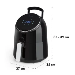 AirVital Heißluftfritteuse 1300W 2,5l CeraPlus-Antihaft Touch Schwarz -Deutschland Klarstein Verkaufs-Shop 10032332 yy 0010 logo Klarstein AirVital Heissluftfritteuse 1300W schwarz