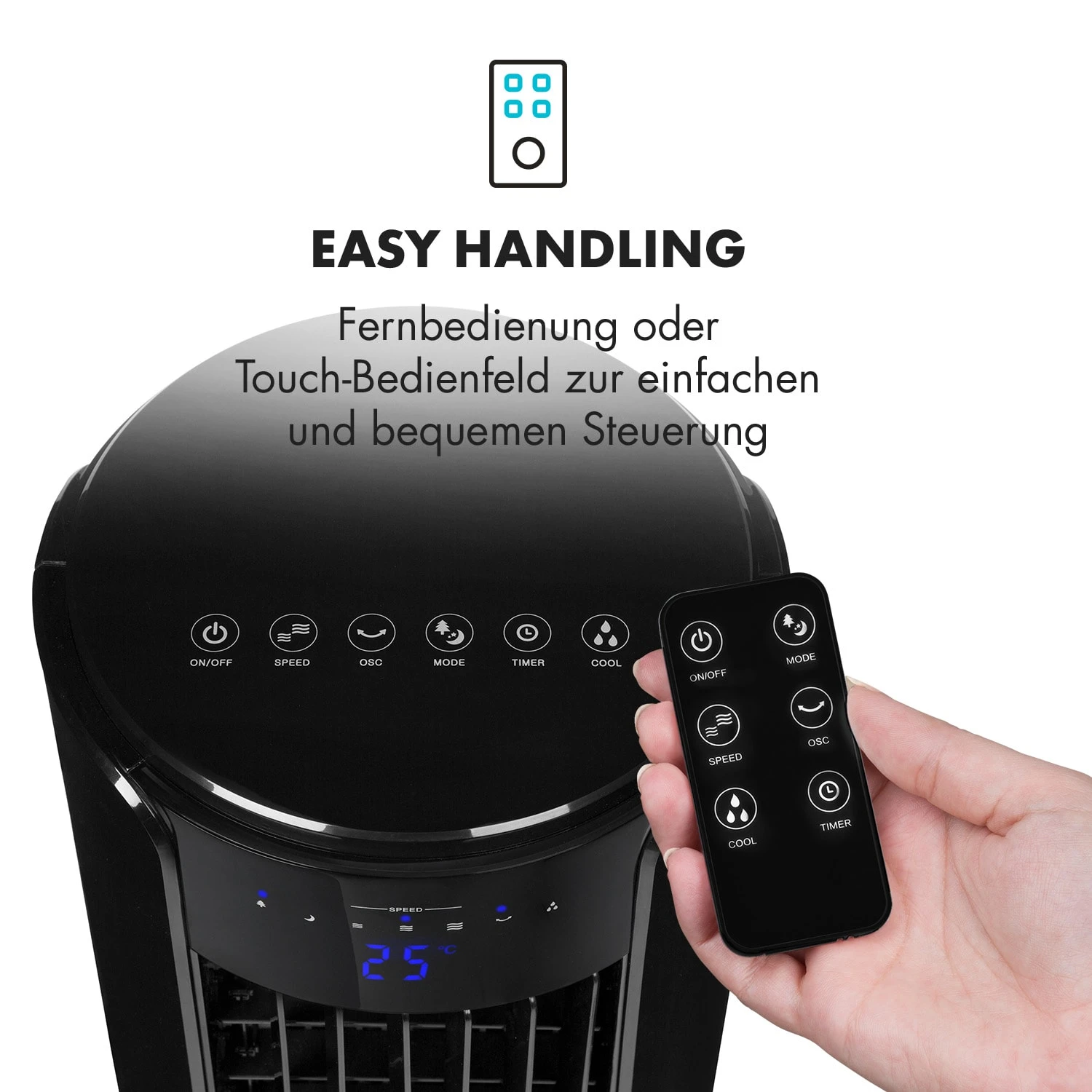 Skyscraper Horizon Luftkühler Ventilator 60W 486m³/h 3,5L Tank Skyscraper Horizon Luftkühler Ventilator 60W 486m³/h 3,5L Tank -Deutschland Klarstein Verkaufs-Shop 10032337 de 0009 logo