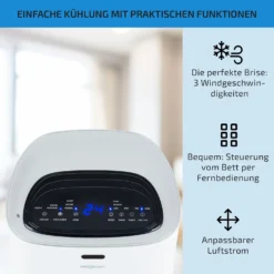 Coolster 4-in-1-Luftkühler 320 M³/h 60 W 4 Ltr Fernbedienung Mobil 3 Coolster 4-in-1-Luftkühler 320 M³/h 60 W 4 Ltr Fernbedienung Mobil -Deutschland Klarstein Verkaufs-Shop 10032347 de 0004 usp