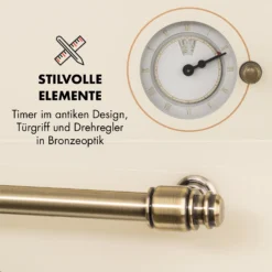 Victoria Einbaubackofen Retro-Design 9 Funktionen 50-250°C Elfenbein -Deutschland Klarstein Verkaufs-Shop 10032485 de 0006 logo