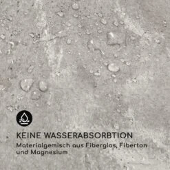 Solidflor Pflanztopf 75 X 20 X 20 Cm Fiberglas In-/Outdoor Hellgrau -Deutschland Klarstein Verkaufs-Shop 10032501 de 0005 logo