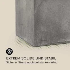 Solidflor Pflanztopf 75 X 20 X 20 Cm Fiberglas In-/Outdoor Hellgrau -Deutschland Klarstein Verkaufs-Shop 10032501 de 0007 logo