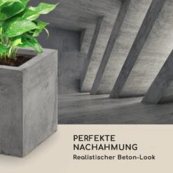 Solidflor Pflanztopf 75 X 20 X 20 Cm Fiberglas In-/Outdoor Hellgrau -Deutschland Klarstein Verkaufs-Shop 10032501 de 0008 logo