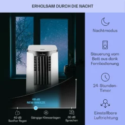 New Breeze ECO Mobile Klimaanlage 10.000 BTU / 2,9 KW EEK A+ -Deutschland Klarstein Verkaufs-Shop 10032511 de 0004 usp