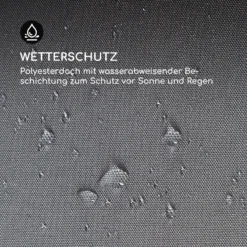 Steakhouse Grilldach 220x215x140cm PE 180 G/m² Flammhemmend Stahl Grau -Deutschland Klarstein Verkaufs-Shop 10032523 de 0006 logo