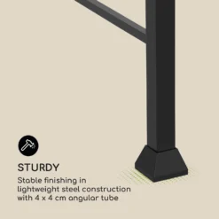 Steakhouse Grilldach 220x215x140cm PE 180 G/m² Flammhemmend Stahl Grau -Deutschland Klarstein Verkaufs-Shop 10032523 uk 0010 logo