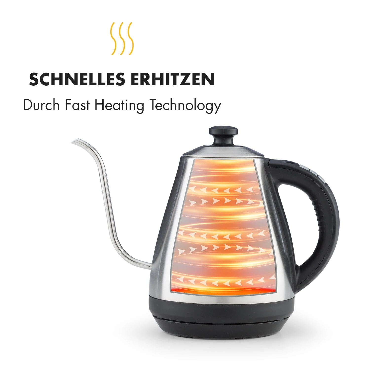 Garcon Wasserkocher 1L 2000W Warmhaltefunktion Schwanenhals Edelstahl Garcon Wasserkocher 1L 2000W Warmhaltefunktion Schwanenhals Edelstahl -Deutschland Klarstein Verkaufs-Shop 10032533 de 0004 logo