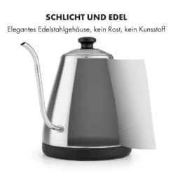 Garcon Wasserkocher 1L 2000W Warmhaltefunktion Schwanenhals Edelstahl 4 Garcon Wasserkocher 1L 2000W Warmhaltefunktion Schwanenhals Edelstahl -Deutschland Klarstein Verkaufs-Shop 10032533 de 0005 logo