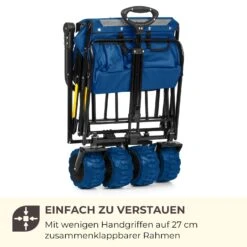 Easy Rider Bollerwagen Bis 70kg Teleskopstange Zusammenklappbar Blau -Deutschland Klarstein Verkaufs-Shop 10032542 de 0007 logo