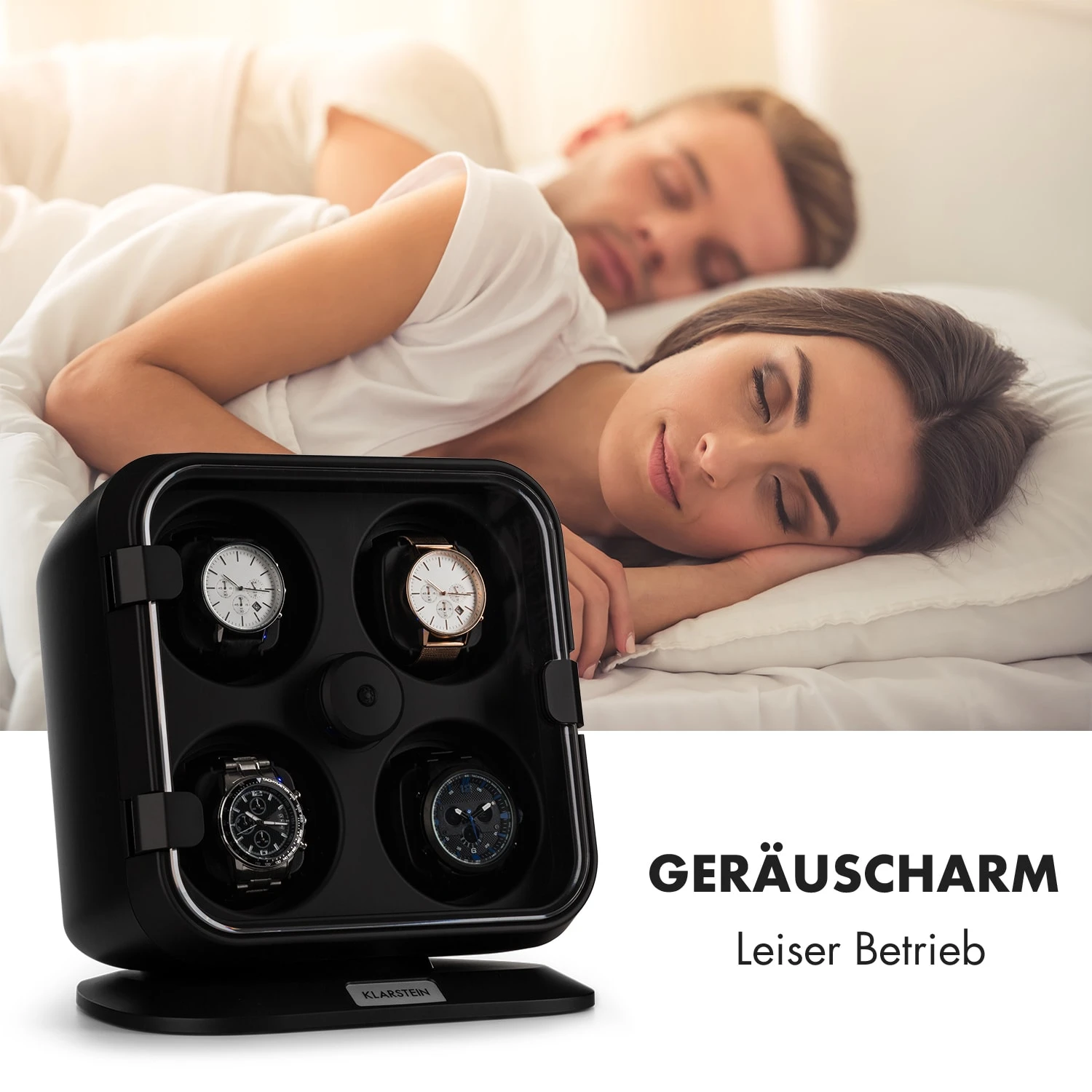 Clover Uhrenbeweger 4 Uhren 3 Rotationen 4 Geschwindigkeiten LED Clover Uhrenbeweger 4 Uhren 3 Rotationen 4 Geschwindigkeiten LED -Deutschland Klarstein Verkaufs-Shop 10032553 de 0006 logo