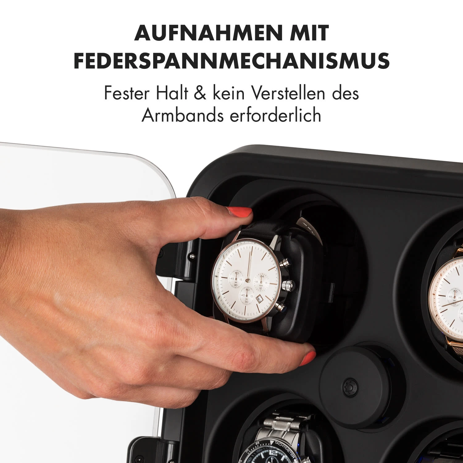 Clover Uhrenbeweger 4 Uhren 3 Rotationen 4 Geschwindigkeiten LED Clover Uhrenbeweger 4 Uhren 3 Rotationen 4 Geschwindigkeiten LED -Deutschland Klarstein Verkaufs-Shop 10032553 de 0007 logo