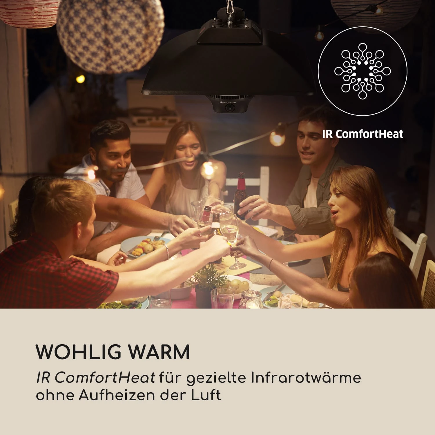 Heat Square Infrarot-Heizstrahler 1000/2000W Carbon IP24 LED Heat Square Infrarot-Heizstrahler 1000/2000W Carbon IP24 LED -Deutschland Klarstein Verkaufs-Shop 10032565 de 0002 logo