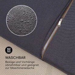 Senator Lounge Gartenliege 188x208x205cm Sonnendach Polyester Stahl -Deutschland Klarstein Verkaufs-Shop 10032568 de 0004 logo