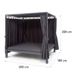 Senator Lounge Gartenliege 188x208x205cm Sonnendach Polyester Stahl -Deutschland Klarstein Verkaufs-Shop 10032568 yy 0009 logo