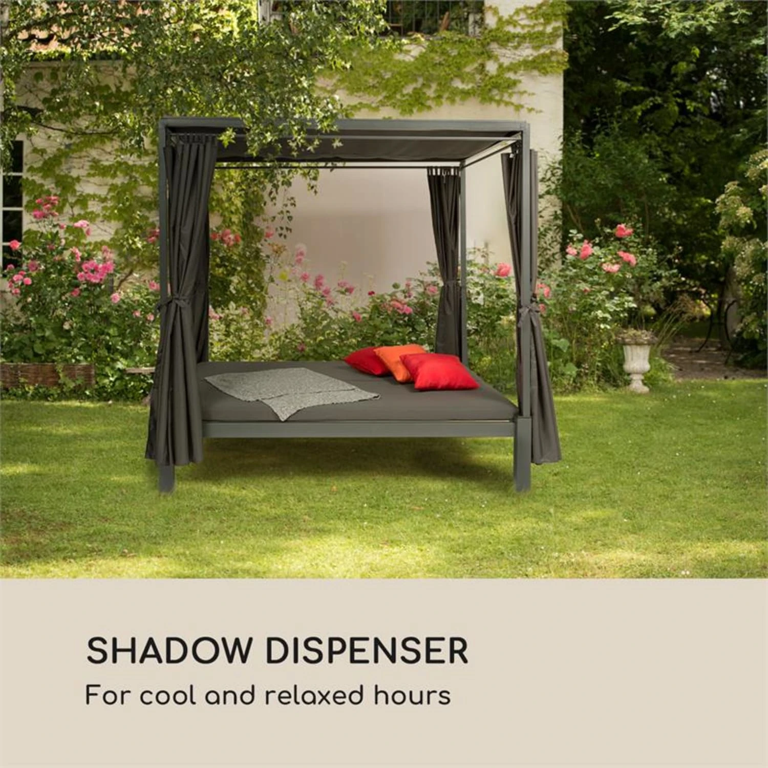 Senator Ersatzdach Sonnenschutz Polyester wasserdicht grau Senator Ersatzdach Sonnenschutz Polyester Wasserdicht Grau -Deutschland Klarstein Verkaufs-Shop 10032571 yy 0002 logo Blumfeldt Senator Ersatzdach grau