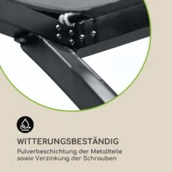 Palazzo Pavillon 4x3m Faltdach Polyester Aluminium Schwarz / Grau -Deutschland Klarstein Verkaufs-Shop 10032577 de 0005 logo