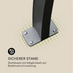 Palazzo Pavillon 4x3m Faltdach Polyester Aluminium Schwarz / Grau -Deutschland Klarstein Verkaufs-Shop 10032577 de 0006 logo