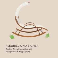 Mauritius Schwingliege Mit Dach ComfortMesh 180kg Max.wetterfest Creme -Deutschland Klarstein Verkaufs-Shop 10032587 de 0003 logo